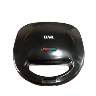 Imagem de Sanduicheira Mini Grill bank Gourmet Preto 750w 127 V, 110V