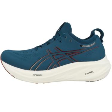 Imagem de Tênis Asics Gel-nimbus 26 Masculino - Azul/laranja - 40