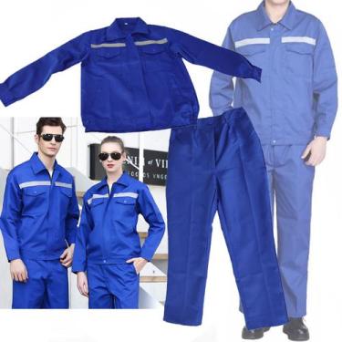 Imagem de Conjunto Uniforme EPI Segurança Trabalho Faixa Refletiva Construçao Ci