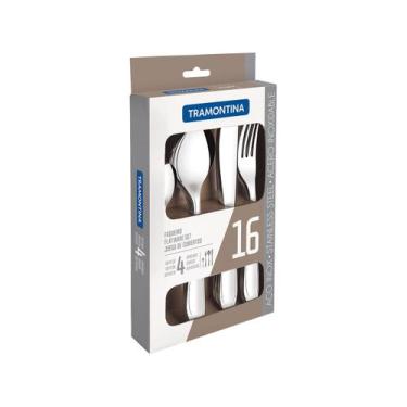 Imagem de Faqueiro Tramontina Inox 16 Peças Maresias 66902650, Inox, 16