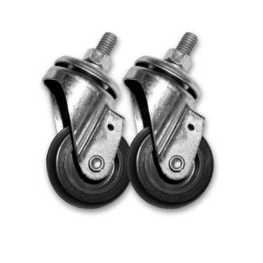 Imagem de Kit 2 Rodízios 210 BP com Parafuso Fixo Sem Trava para 40Kg - Schioppa