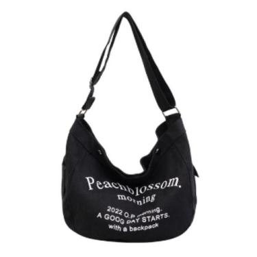 Imagem de Bolsa Feminina Transversal Grande Lona Resistente Academia - Alwy, Pre