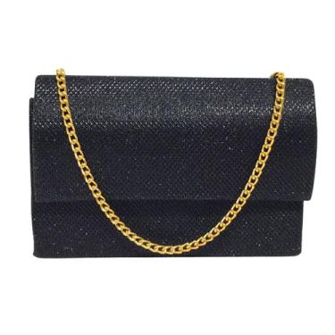 Imagem de Bolsa feminina de festa transversal de strass moderna estilosa casamen