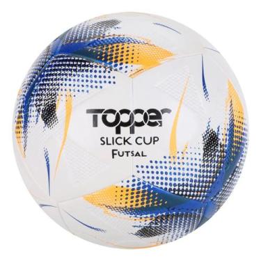 Imagem de Bola de Futsal Topper Slick Cup, Laranja, Azul, Único