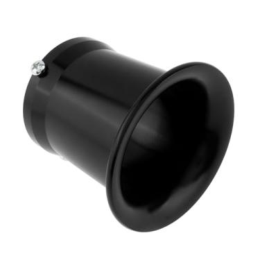 Imagem de Windance 55 mm CNC liga de alumínio carburador filtro de ar trompete velocidade pilha funil adequado para PE VM 32 mm 34 mm, copo de buzina de vento de entrada de carburador (preto, 55 mm)