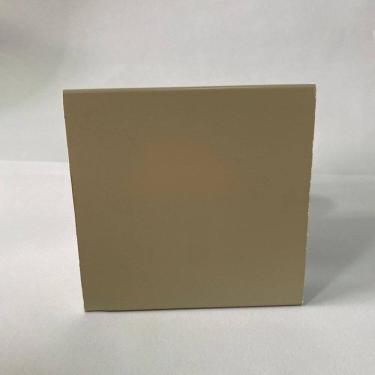 Imagem de Kit com 5 Barras Rodapé de Poliestireno 10cm X 15mm Frisado Color 12m Caqui