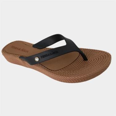 Imagem de Tamanco Terra e Agua Leve Macio - TERRA & AGUA, Preto, Caramelo, 35