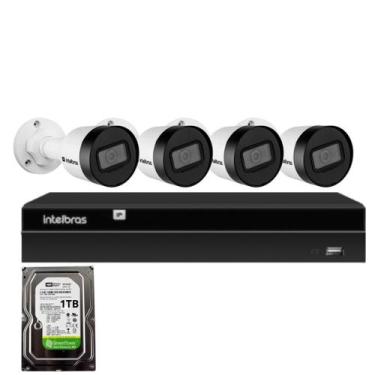 Imagem de Gravador Nvd 1404p Poe Intelbras P/ 04 Câmeras Vipc 1230 Intelbras