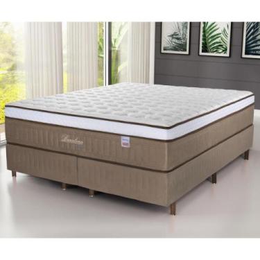 Imagem de Cama Box King Cristalflex Suede Barcelona 193x203x71cm