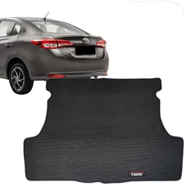 Imagem de Tapete Porta Malas Yaris Sedan 2018 a 2025 Borracha Bagageiro Inteiriç
