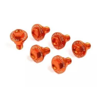 Imagem de Parafuso Kit Para Protetor De Garfo Zeta Ktm/Husq. - 6 Pcs - Laranja