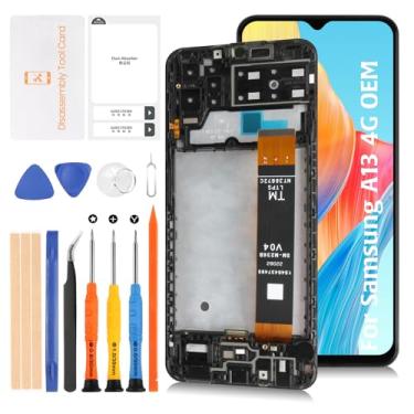 Imagem de 【Original】A-MIND para Samsung Galaxy A13 4G A135 16.8 cm LCD Display Touch Digitalizador (não para A13 5G) A135F A135M A135U Kits de reparo de montagem completa com moldura