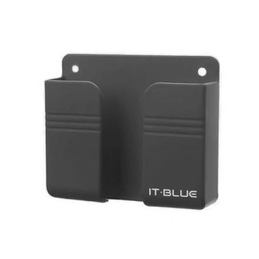 Imagem de Suporte Fixa Celular Adesivo  Parede Móvel Cozinha Banheiro Plástico  