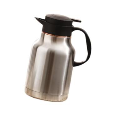 Imagem de IEUDNS a vácuo Kettle Water Jug à prova de vazamentos com tampa de tampa de aço inoxidável portátil Bule de água térmica Térmica para a sala de estar,