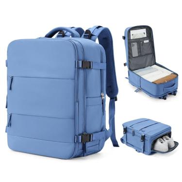 Imagem de Mochila de viagem coowoz grande impermeável para mulheres e homens