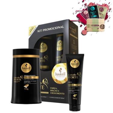 Imagem de Promopack Haskell Cavalo Forte, Másc 900gr e Leave 150gr