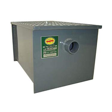 Imagem de John Boos GT-8 Carbon Steel Grease Interceptor, 14.2" Long by 11.2" Tall by 10.5" Wide, 8 lbs Grease Capacity