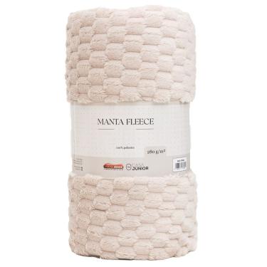 Imagem de Manta Microfibra Fleece 280g-m² Cs Júnior Areia - Queen