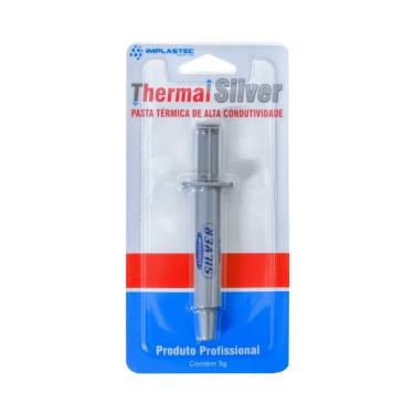 Imagem de Pasta Termica Implastec Thermal Silver Blister 5g