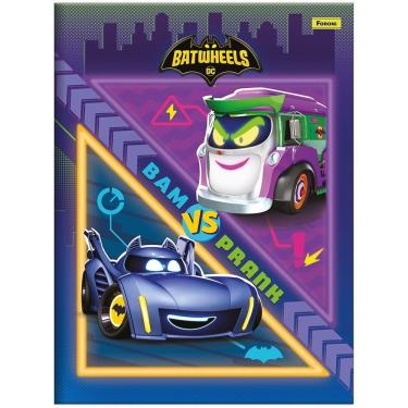 Imagem de Caderno Brochura Capa Dura Universitário Batwheels 80 Folhas Foroni Estampa 4