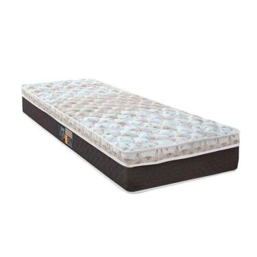Imagem de Colchão Twin Size Molas Ensacadas Pocket Híbrido Class Euro Pillow (100x200x25) - Castor