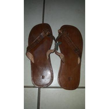 Imagem de Chinelo de couro 35/36 - Loja do Hippie