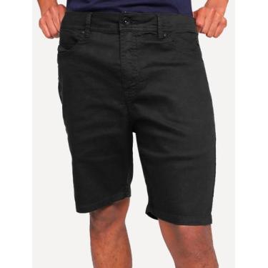 Imagem de Bermuda Reserva Masculina Sarja Color Preta, 42