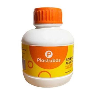 Imagem de Cola PVC 175g com Pincel - Para Tubos e Conexões de PVC - Plastubos