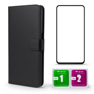 Imagem de Capinha Capa Carteira + Pelicula Vidro 3d Para Moto G34 - Mustangshop,