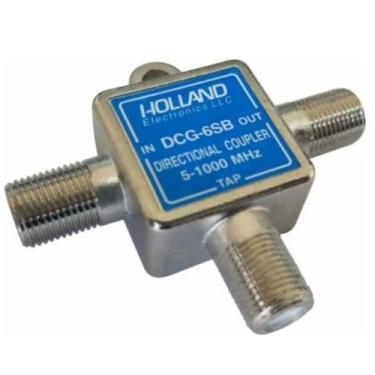 Imagem de Plug coaxial conector TAP tomada blindada divisor de sinal de antena D