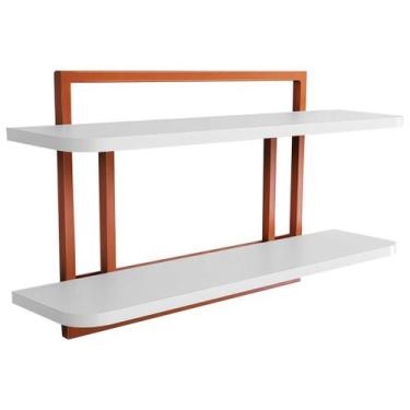 Imagem de Prateleira De Parede Nicho Estilo Industrial Decoração Sala Quarto Esc