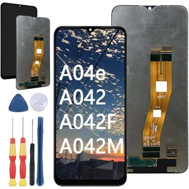 Imagem de Yuxyiony Nova tela de substituição para Samsung Galaxy A04E A042 A042F A042F A042M tela de reparo de tela LCD e acessórios de ferramenta de substituição