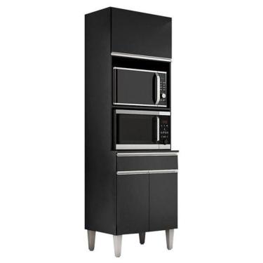 Imagem de Paneleiro Torre Quente Andréia Para 2 Fornos Preto