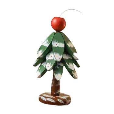 Imagem de Fenteer Suportes para panelas quentes decorativos dobráveis, elegantes, para bule de chá, suportes para panelas quentes, para quentes de madeira, para árvores, Maçã