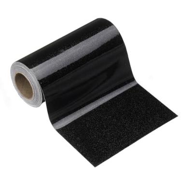 Imagem de HARFINGTON Borda de papel de parede de grão de madeira 12,7 cm x 5 m PVC autoadesivo texturizado adesivo à prova d'água papel de parede decorativo de parede para armários de mesa de porta de chão