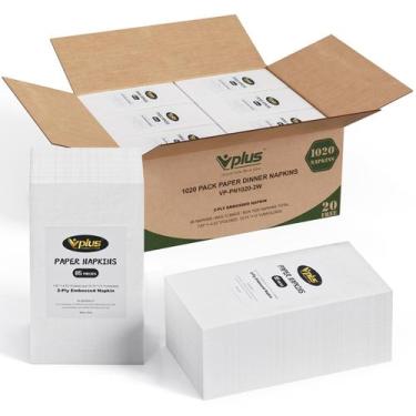 Imagem de Guardanapos de papel Vplus, pacote 1020, toalhas de hóspedes, descartá