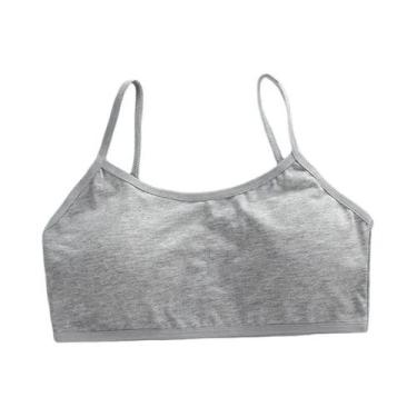 Imagem de Sutiã De Treino De Algodão Para Adolescentes, Roupa Íntima Esportiva M