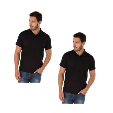 Imagem de Kit 2 Camisas Gola Polo Masculina De Alta Qualidade Linha Premium Não 