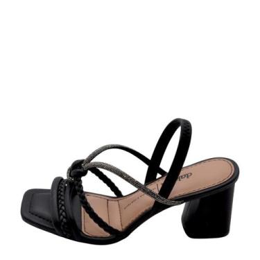 Imagem de Sandália Feminina Dakota Salto Medio REF: Y-9761, Preto, 36