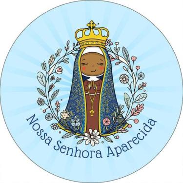 Imagem de Capas Painel Mini Redondo Mesa Religioso Infantil Decoração - NoBrand,