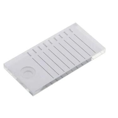 Imagem de Placa acrilico para cilios e cola - Microcolors