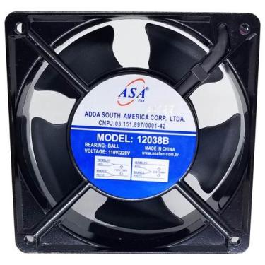 Imagem de Microventilador de Rolamento Bivolt AC - 120X120X38mm - ADDA