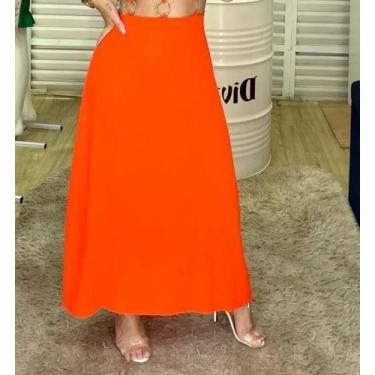 Imagem de Saia longa coral - Diva store 