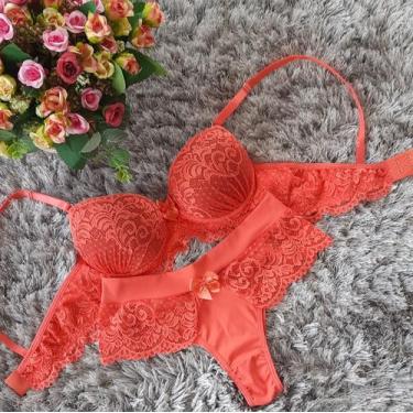 Imagem de Conjunto renda - Presentus Dei , Coral, P