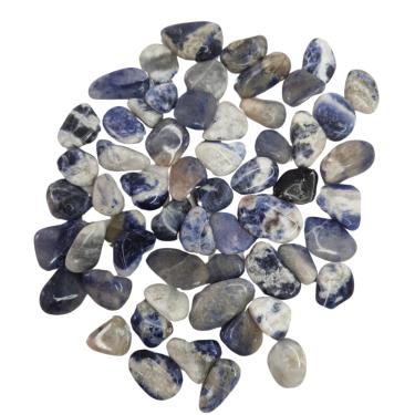 Imagem de Pedra Sodalita 1 a 3 cm Rolada 250 gramas Natural