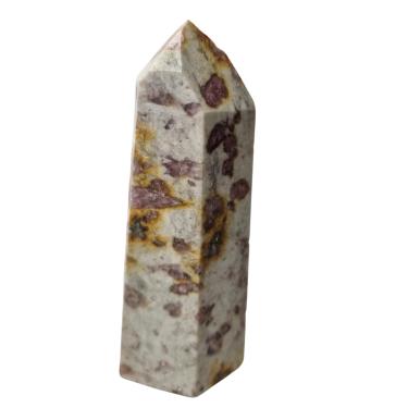 Imagem de Pedra Natural Obelisco Ponta Turmalina Rosa 400 g