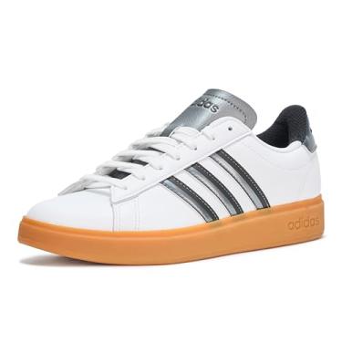 Imagem de adidas Tênis feminino Grand Court 2.0, Rosa claro/melhor escarlate/preto, 37