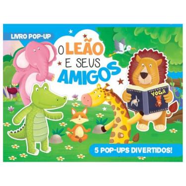 Imagem de Livro - O Leão e Seus Amigos Livro Pop-Up