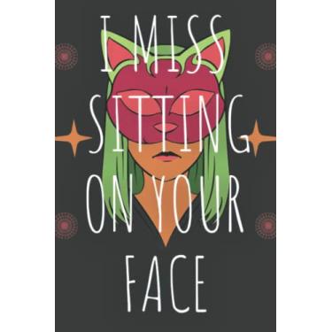 Imagem de Sitting On Your Face: Romantic Sexy Anime Card Alternative for Husband - Gift Notebook