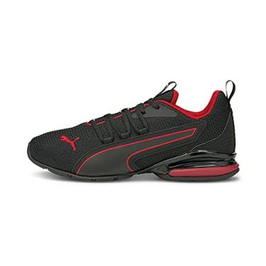 Imagem de PUMA Tênis de corrida masculino, Puma preto urbano vermelho, 11.5